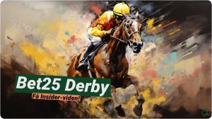 Bet25 Derby anmeldelse 🏇: Dansk spiludbyder med hestevæddeløb